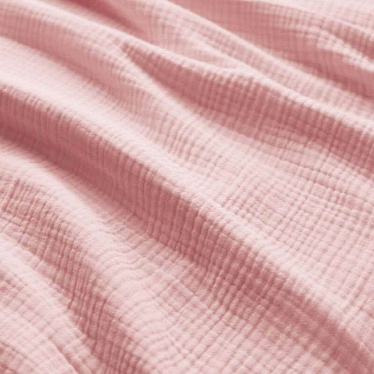 Teddy deken Wieg formaat - Blush Pink |