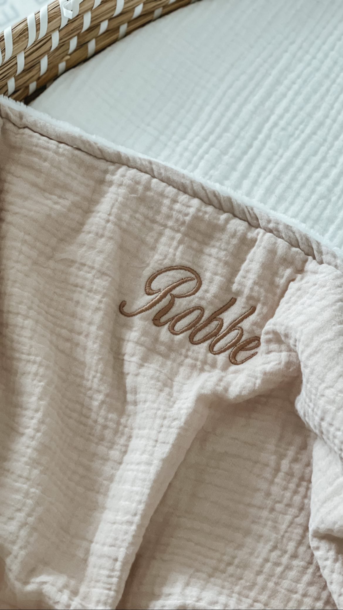Omslagdoek bamboe - Sand|