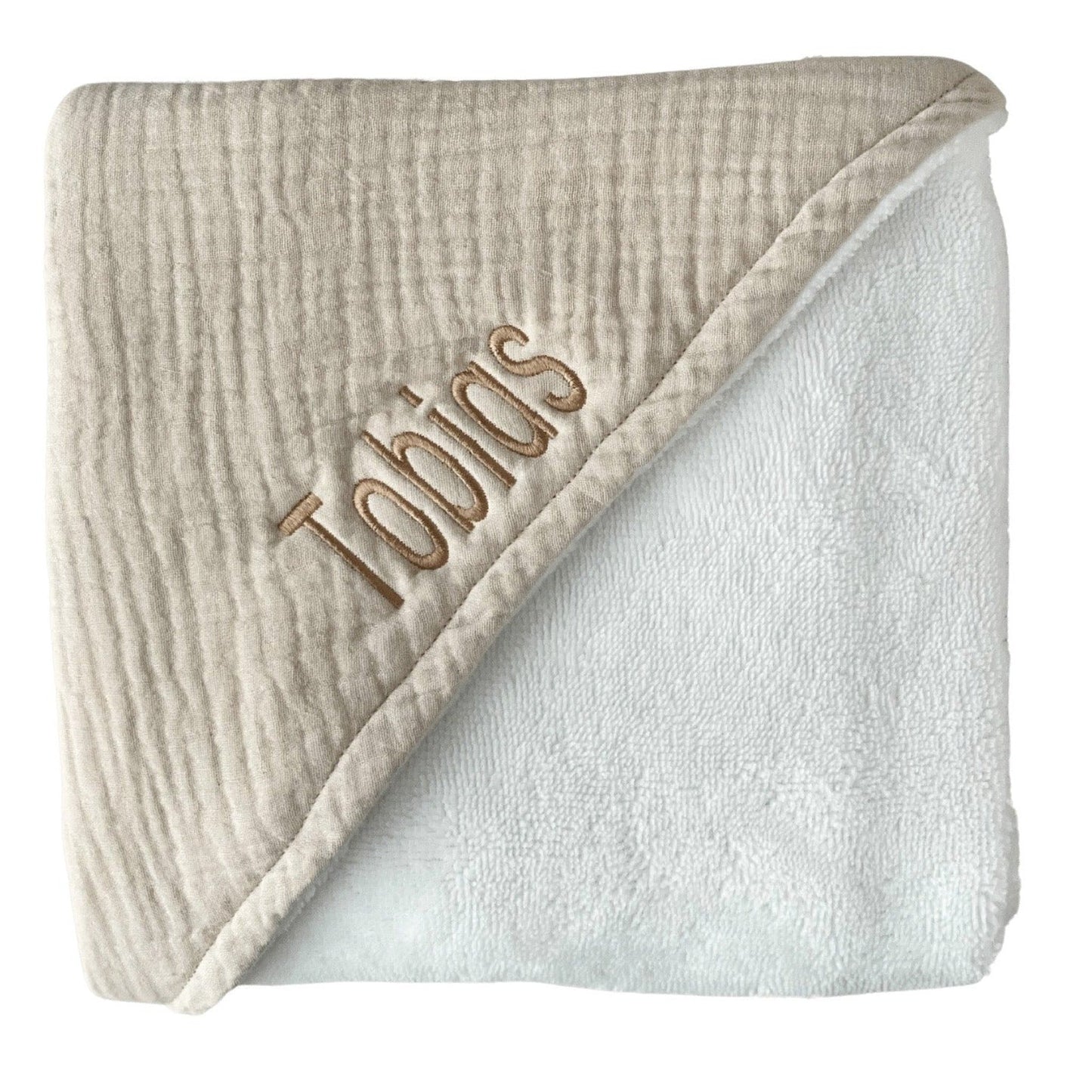 Omslagdoek bamboe - Sand|