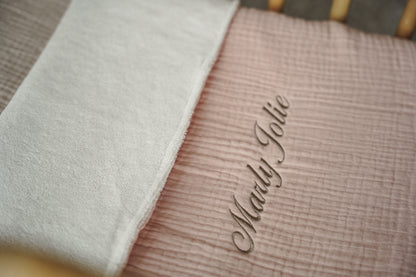 Bamboe deken Wieg/ Ledikant deken - Soft Pink