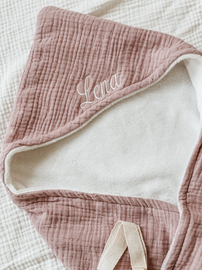 Omslagdoek bamboe - Blush Pink