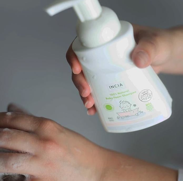 Incia - Natuurlijke Schuimende Baby Shampoo